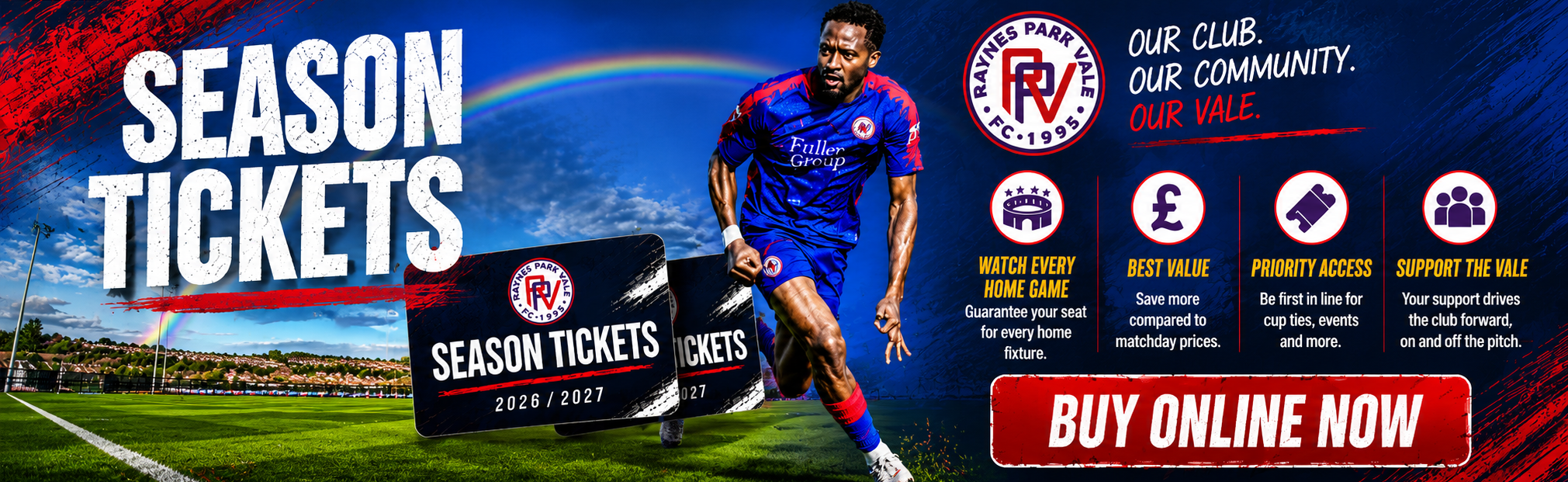 Season tickets banner